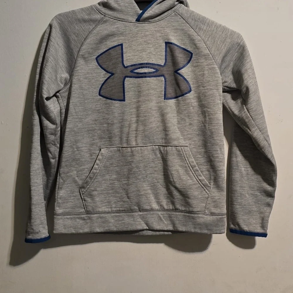 Under Armour Blue and‎ Gray Hoodie Sweatshirt - Picture 5 of 6